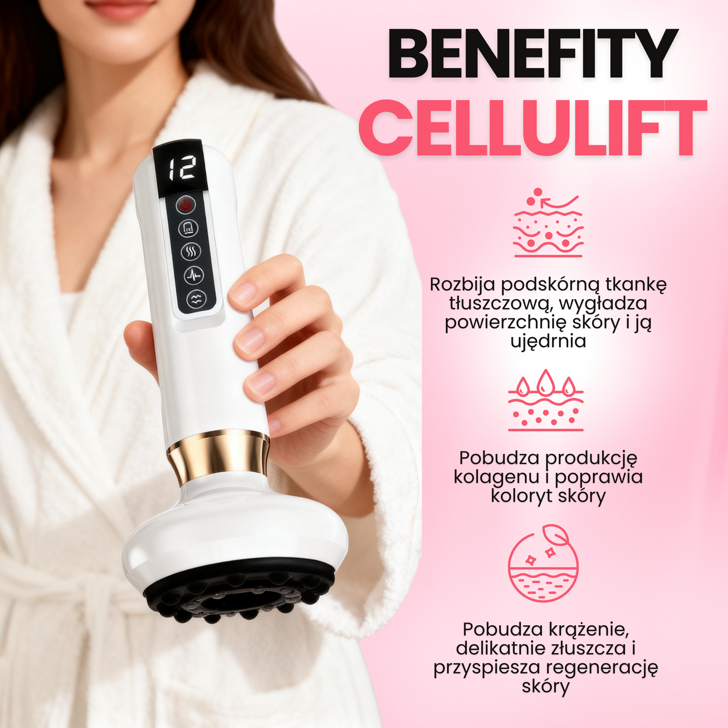 CelluLift - Masażer Antycelulitowy